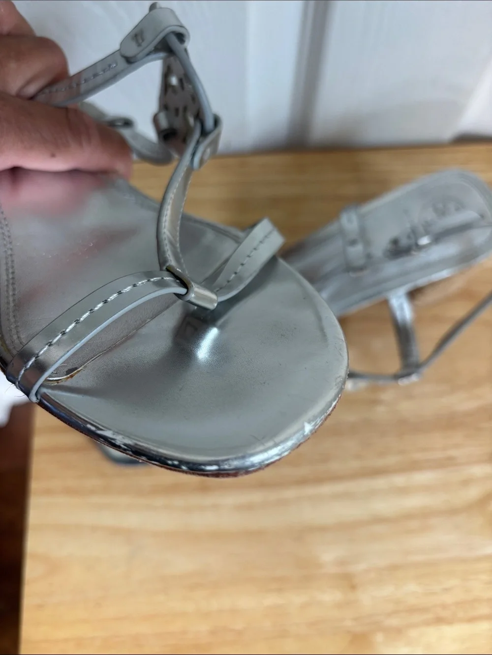 Tory Burch shiny metallic